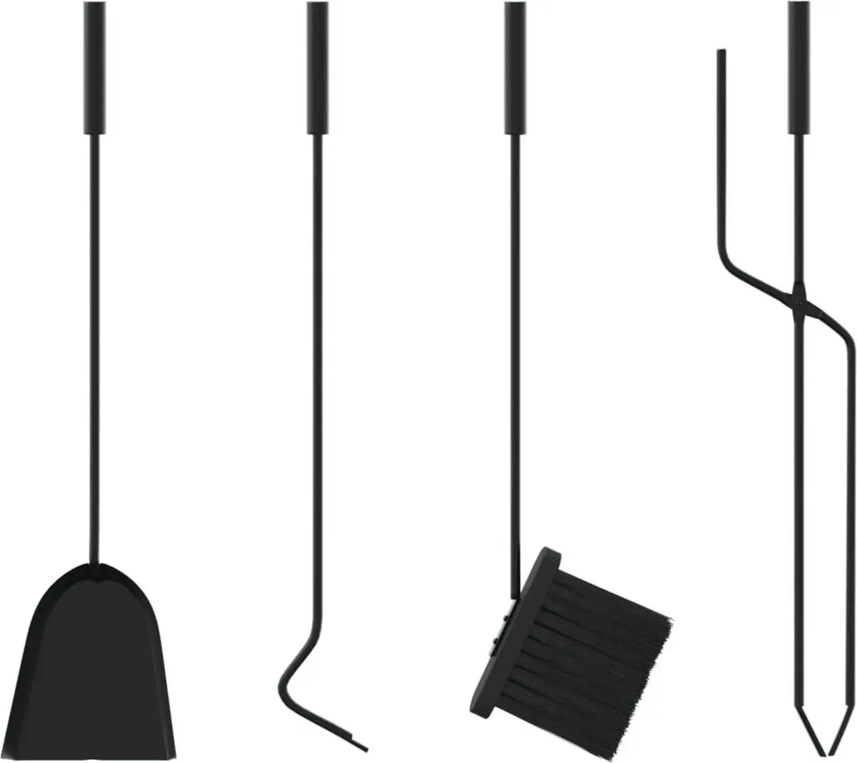 Set semineu VidaXL 156373 (Black)