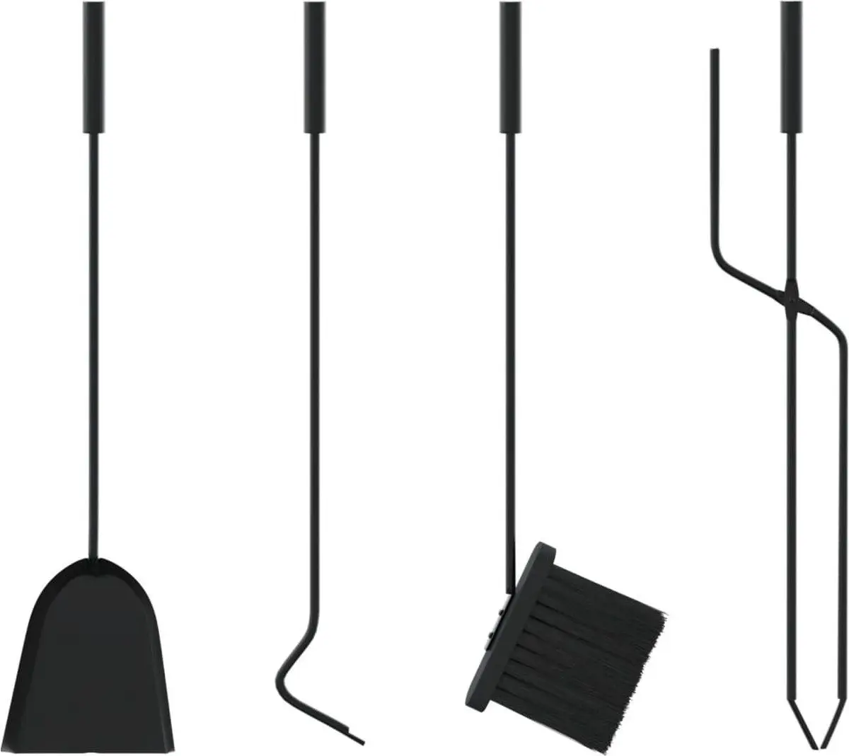 Каминный набор VidaXL 156374 (Black)