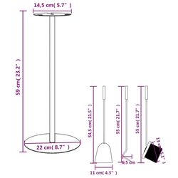 Каминный набор VidaXL 156375 (Black) Thumb