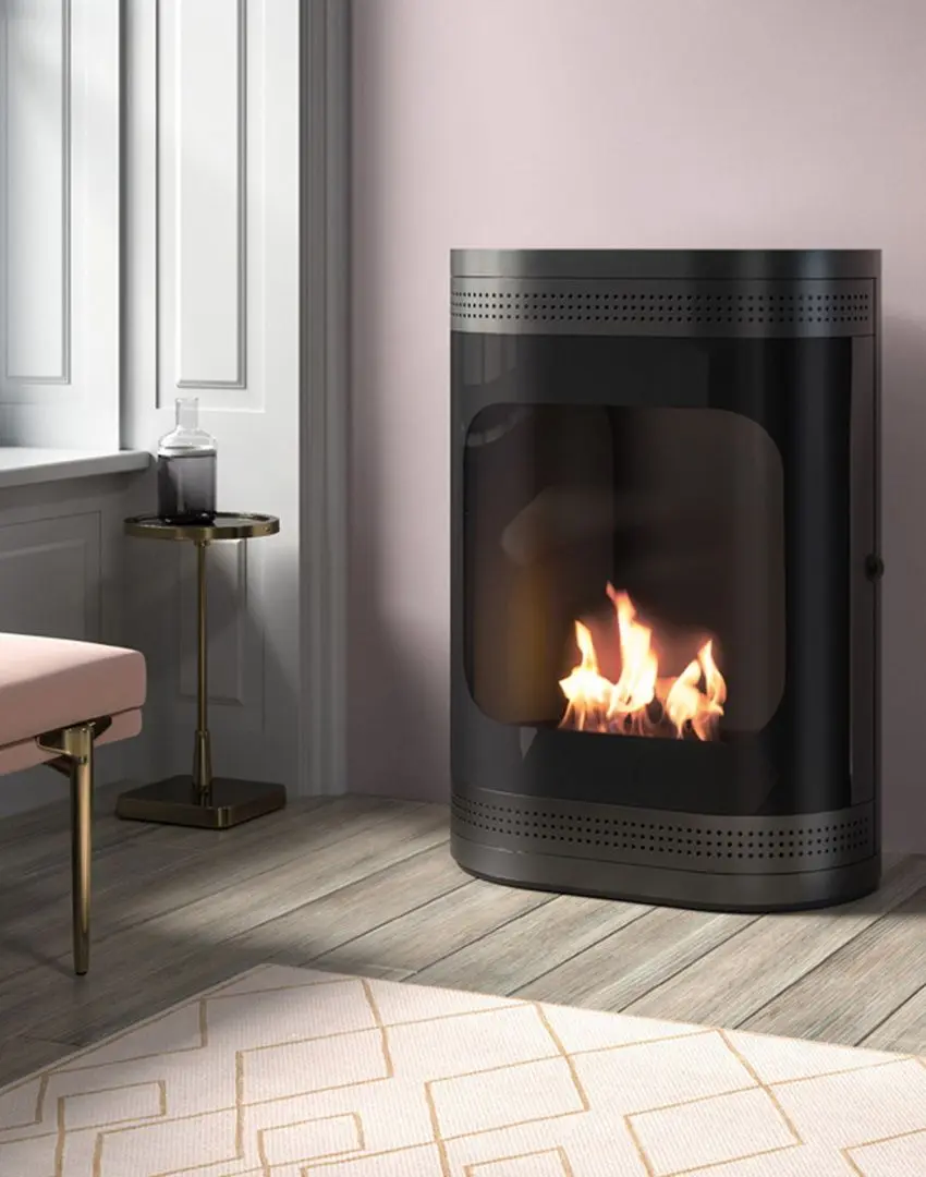 Biosemineu Art Flame Kyoto (Black)