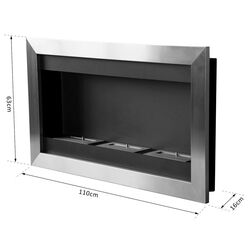 Биокамин Homcom 02-0759 (Silver) Thumb