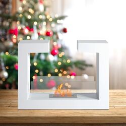 Биокамин Homcom 820-017 (White) Thumb