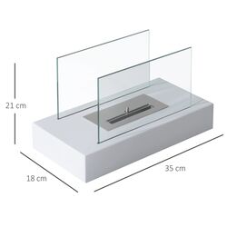 Биокамин Homcom 820-020WT (White) Thumb