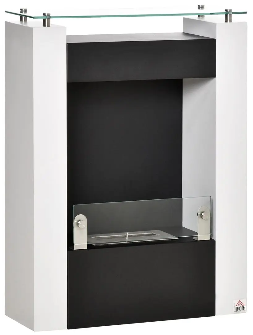 Биокамин Homcom 820-212 (White/Black)