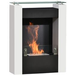 Биокамин Homcom 820-212 (White/Black)