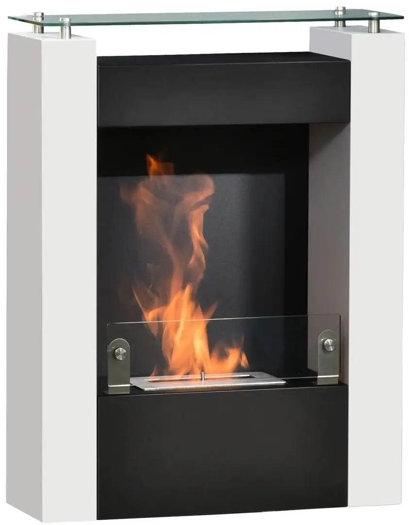 Биокамин Homcom 820-212 (White/Black)