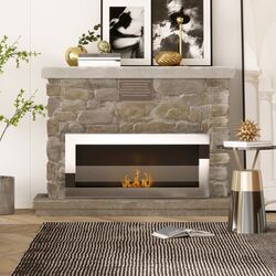 Биокамин Homcom 820-327V00SR (Silver) Thumb