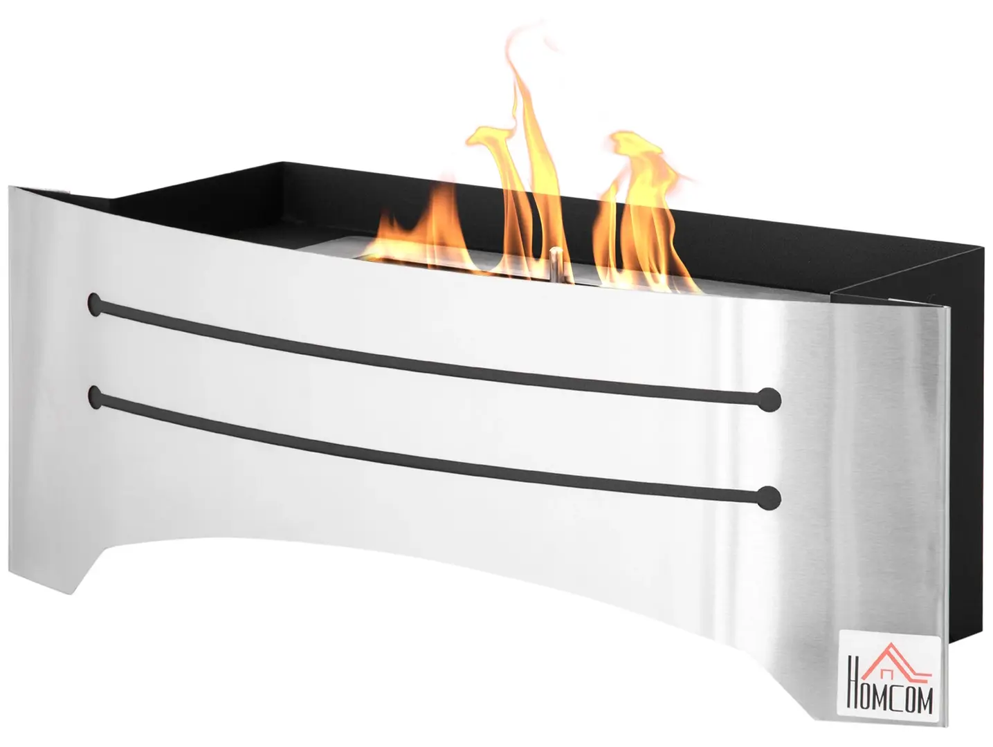 Биокамин Homcom 820-330V00SR (Silver)