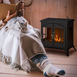 Биокамин Homcom 820-361V00BK (Black) Thumb