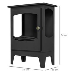 Биокамин Homcom 820-375V00BK (Black) Thumb