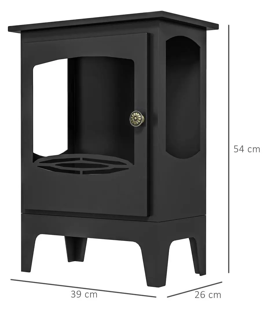 Биокамин Homcom 820-375V00BK (Black)