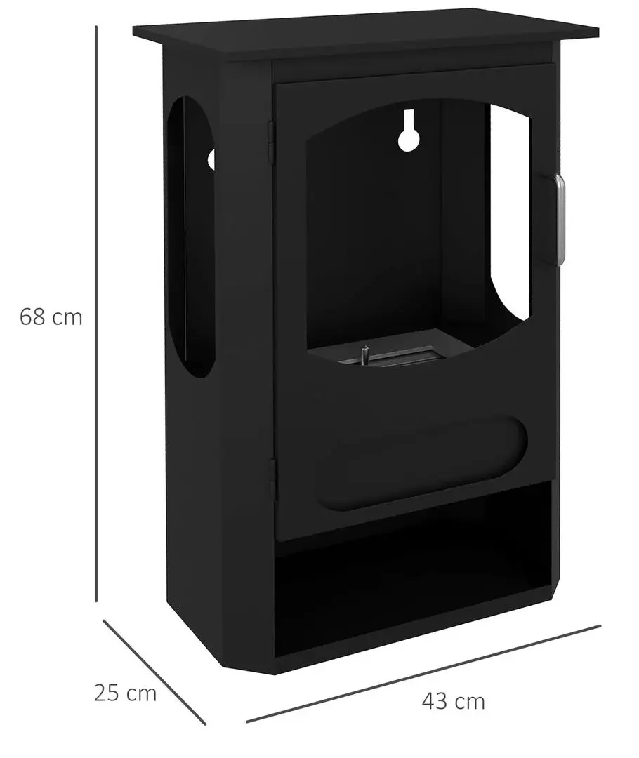 Биокамин Homcom 820-376V00BK (Black)