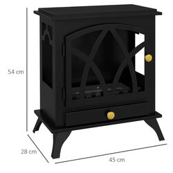 Биокамин Homcom 820-377V00BK (Black) Thumb