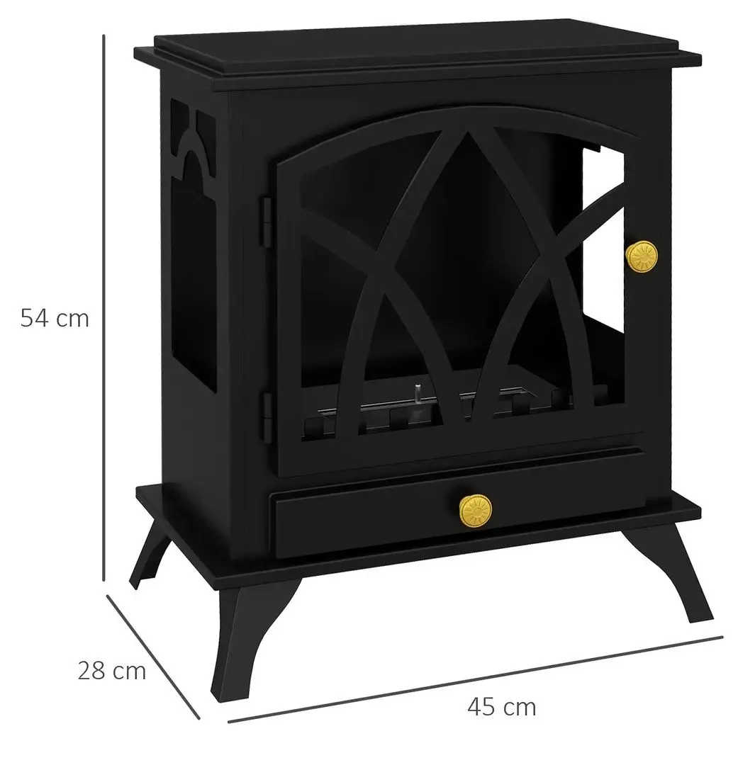 Биокамин Homcom 820-377V00BK (Black)