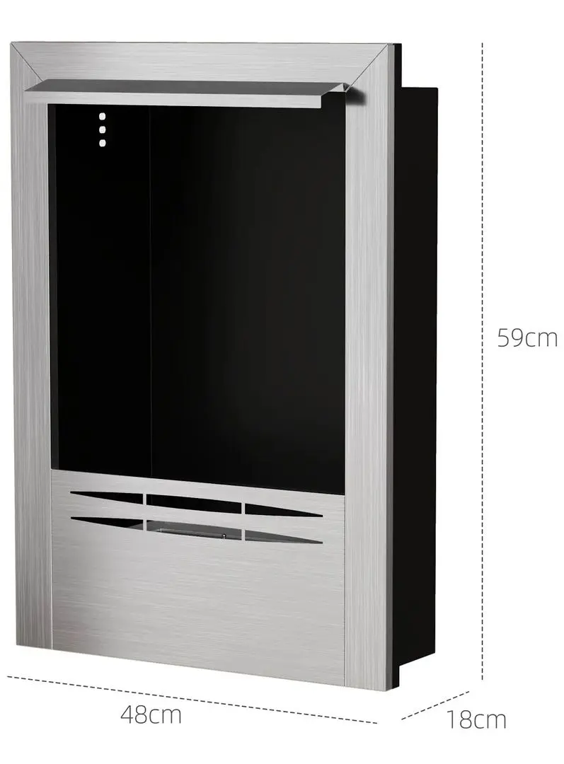 Биокамин Homcom 820-433V00SR (Silver)