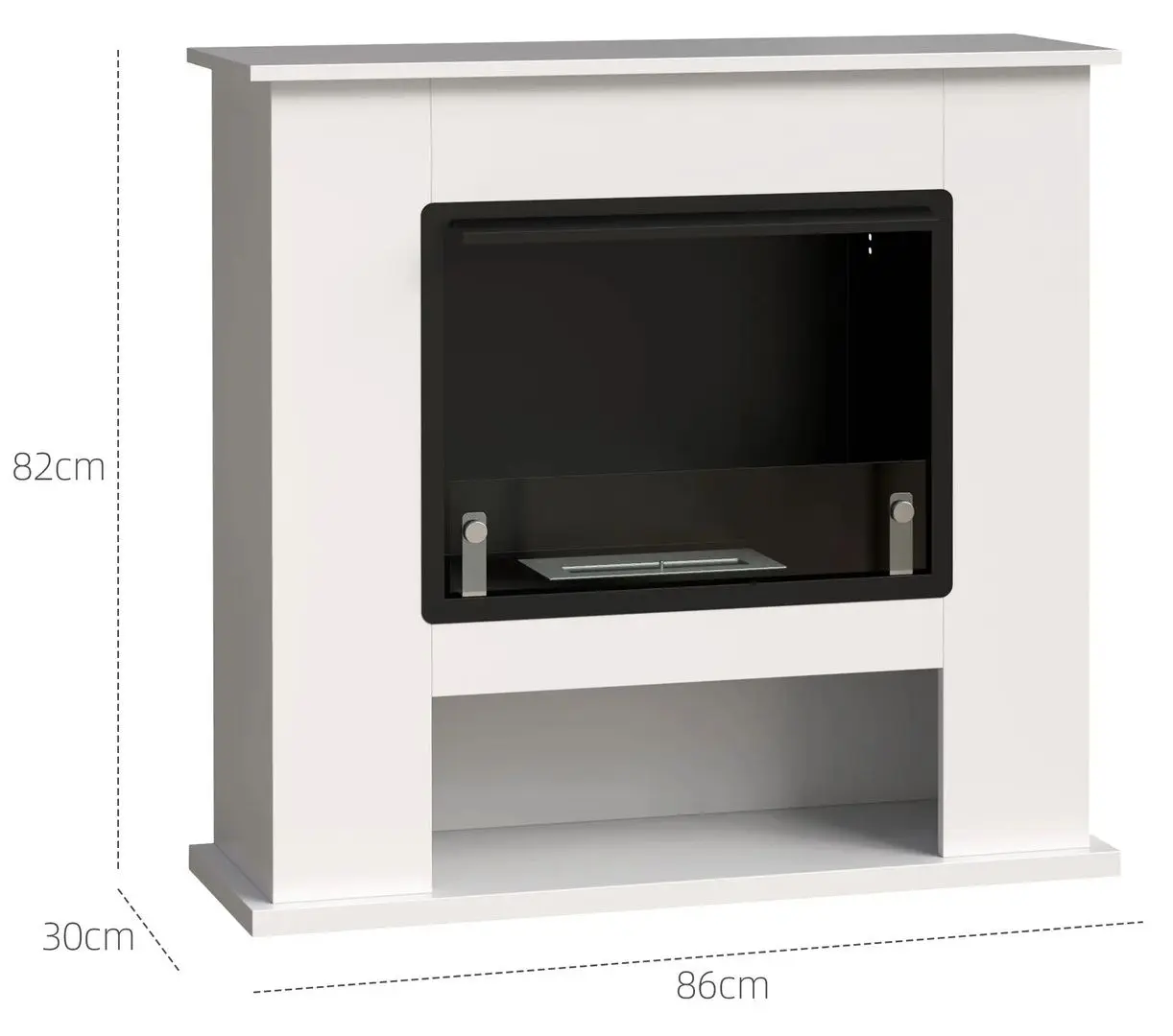 Биокамин Homcom 820-436V00WT (White)