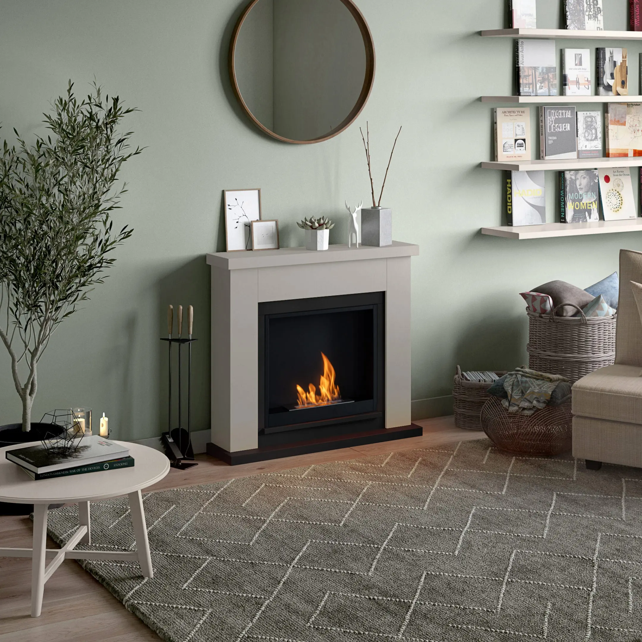 Биокамин Tagu Frode FreeFlame (Light Beige) - 4