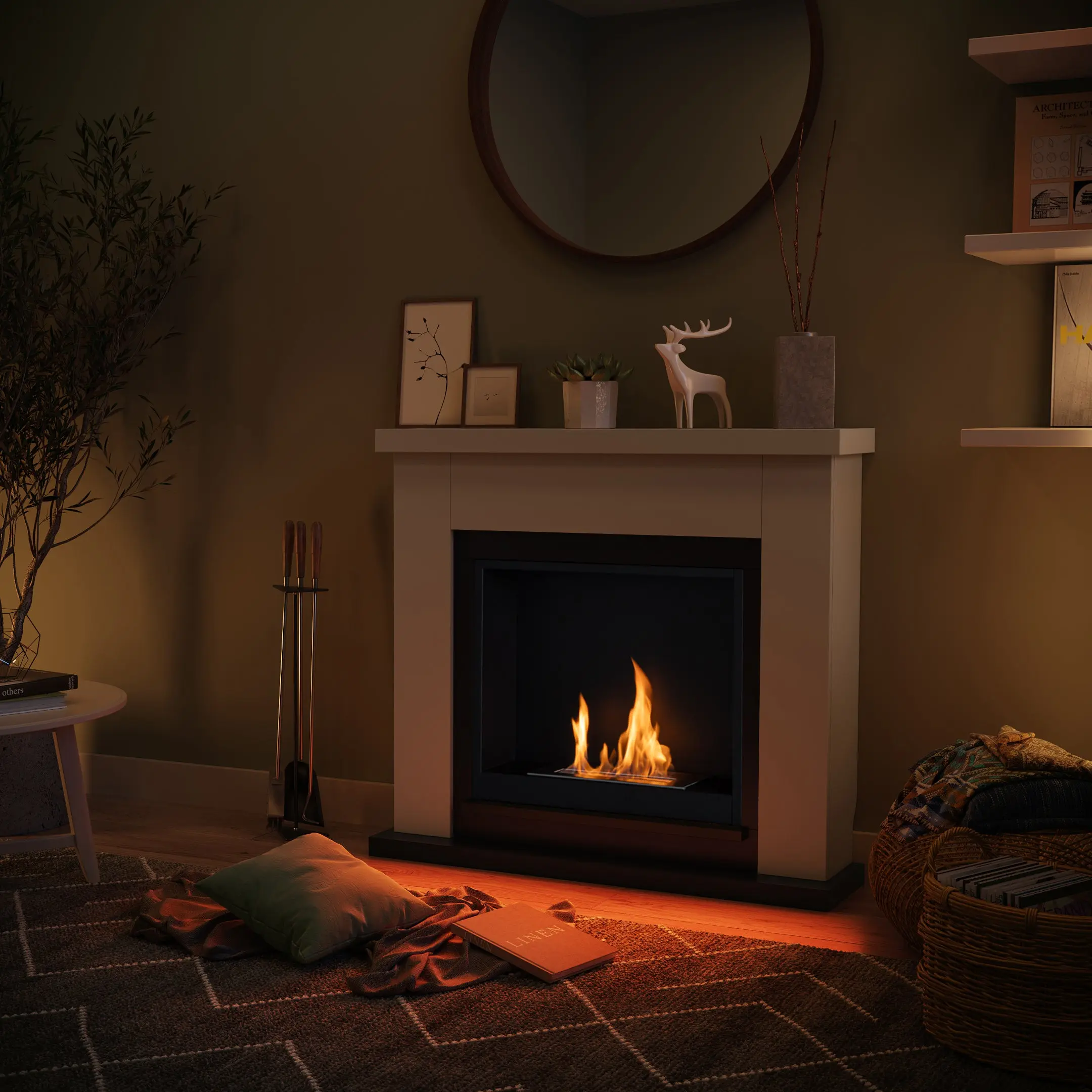 Биокамин Tagu Frode FreeFlame (Light Beige) - 5