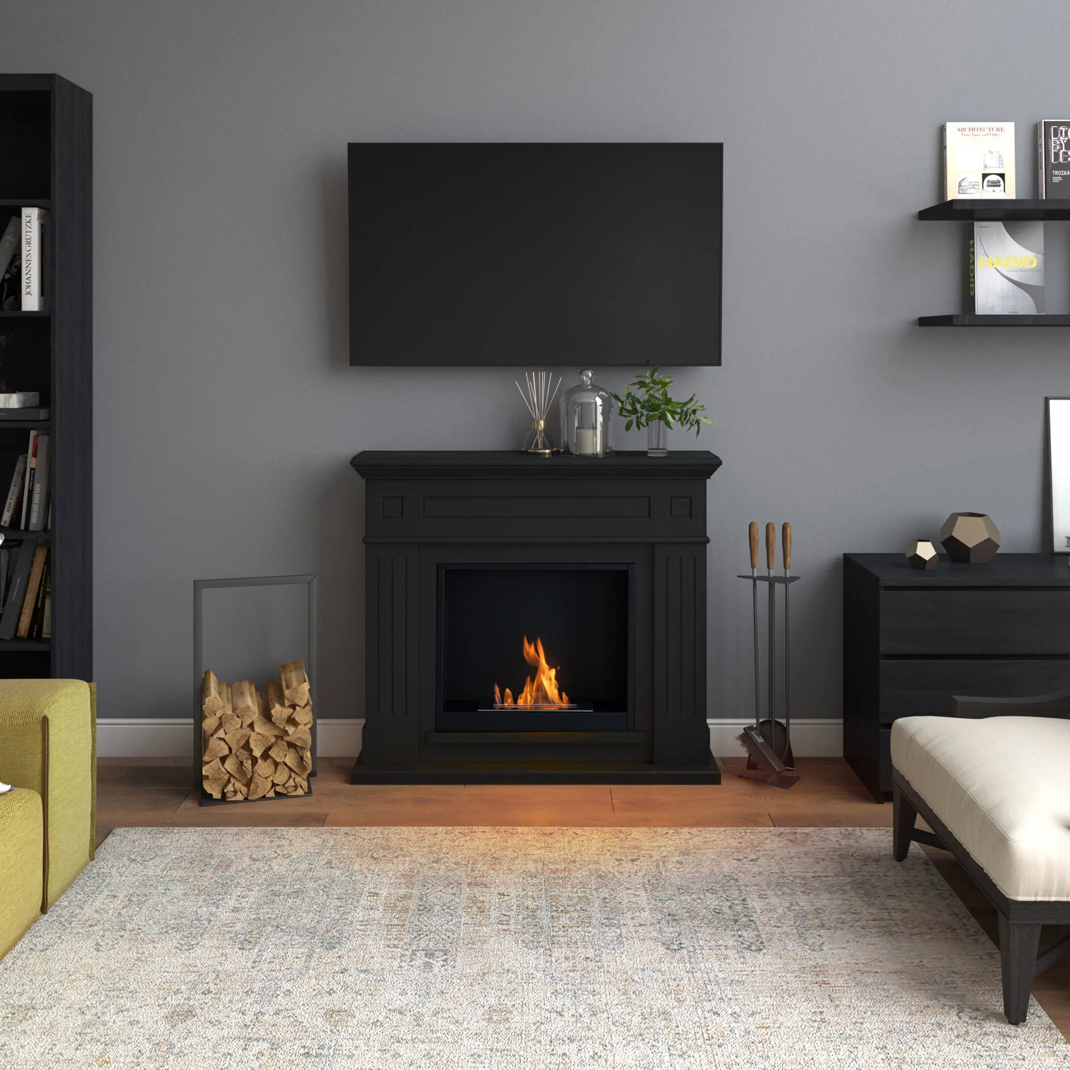 Биокамин Tagu Larsen FreeFlame (Deep Black) - 3