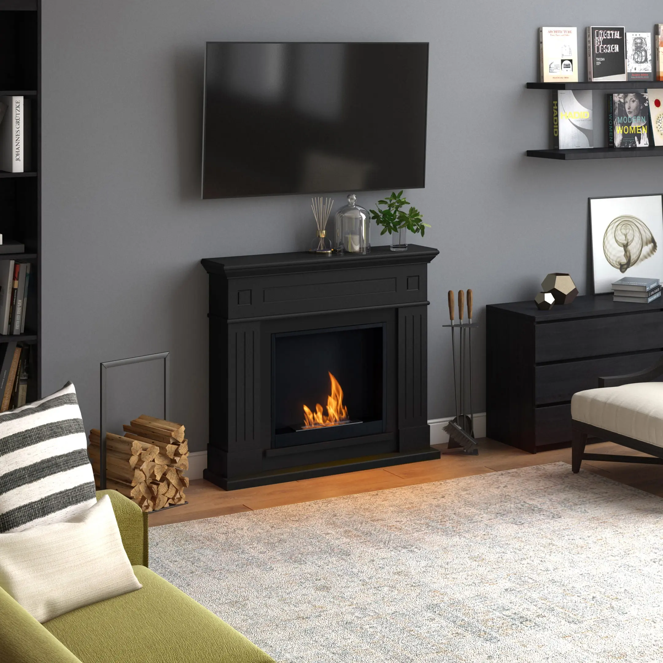 Биокамин Tagu Larsen FreeFlame (Deep Black) - 4