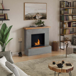 Биокамин Tagu Rolf FreeFlame (Concrete Grey) Thumb