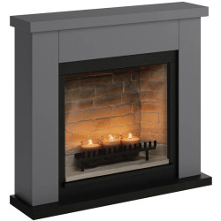 Semineu cu lumânări Tagu Frode ZenFlame (Solid Grey) Thumb