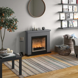 Semineu cu lumânări Tagu Frode ZenFlame (Solid Grey) Thumb