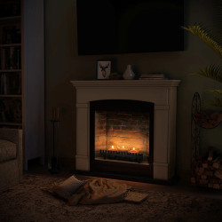 Semineu cu lumânări Tagu Helmi ZenFlame (Light Beige) Thumb
