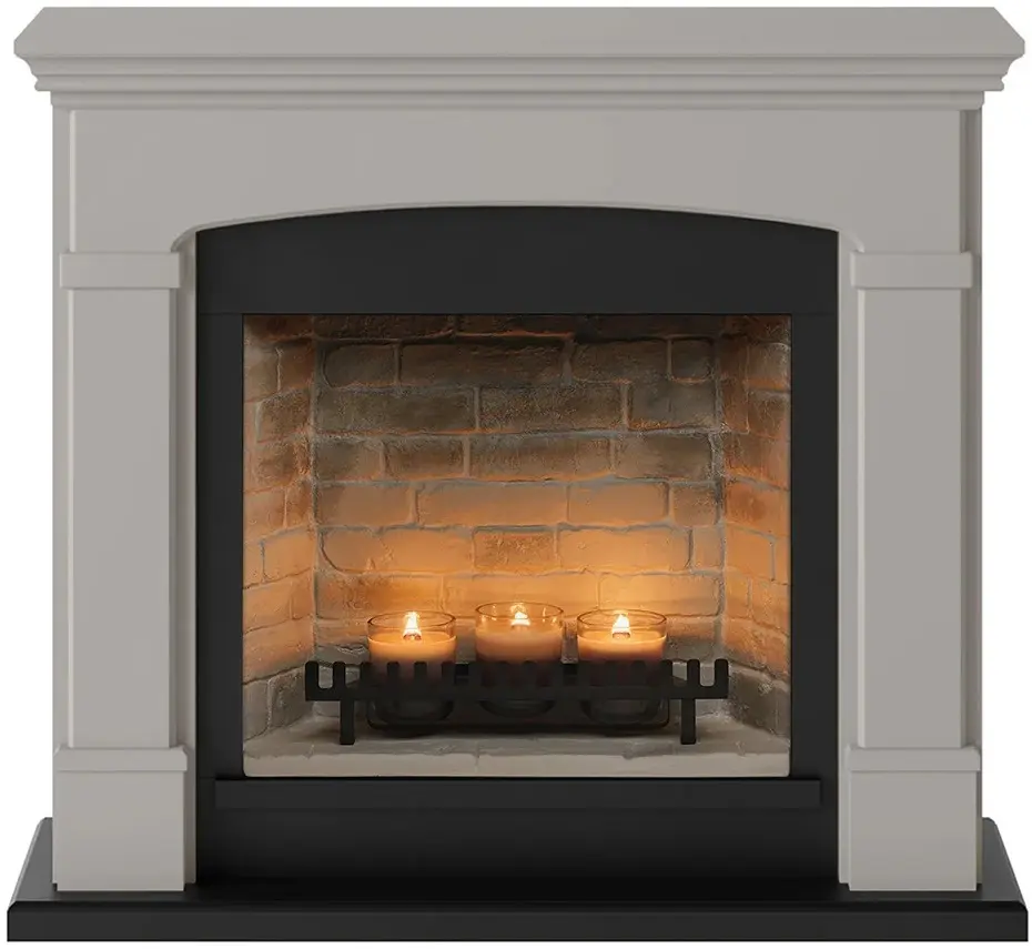 Semineu cu lumânări Tagu Helmi ZenFlame (Light Beige)