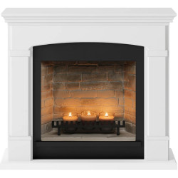 Semineu cu lumânări Tagu Helmi ZenFlame (Pure White)