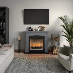 Semineu cu lumânări Tagu Helmi ZenFlame (Solid Grey) Thumb