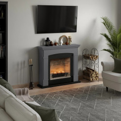 Semineu cu lumânări Tagu Helmi ZenFlame (Solid Grey) Thumb