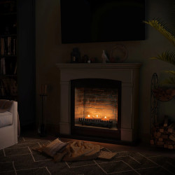 Semineu cu lumânări Tagu Helmi ZenFlame (Solid Grey) Thumb