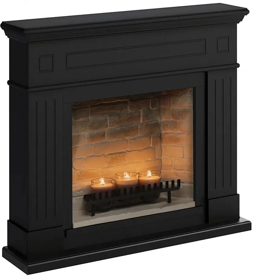 Semineu cu lumânări Tagu Larsen ZenFlame (Deep Black) - 2