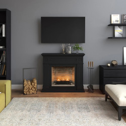 Semineu cu lumânări Tagu Larsen ZenFlame (Deep Black) Thumb