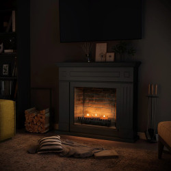 Semineu cu lumânări Tagu Larsen ZenFlame (Deep Black) Thumb