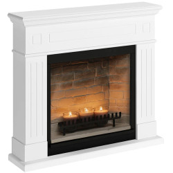 Semineu cu lumânări Tagu Larsen ZenFlame (Pure White) Thumb