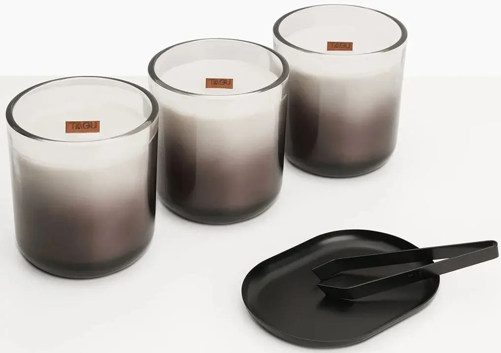 Semineu cu lumânări Tagu Larsen ZenFlame (Pure White) - 3