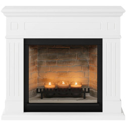 Semineu cu lumânări Tagu Larsen ZenFlame (Pure White)