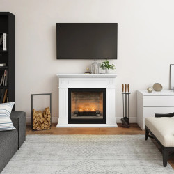 Semineu cu lumânări Tagu Larsen ZenFlame (Pure White) Thumb