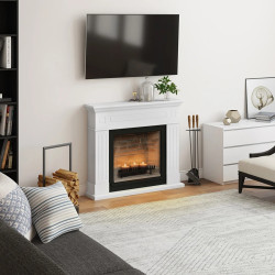 Semineu cu lumânări Tagu Larsen ZenFlame (Pure White) Thumb