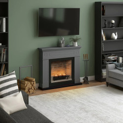 Semineu cu lumânări Tagu Larsen ZenFlame (Solid Grey) Thumb