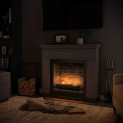 Semineu cu lumânări Tagu Larsen ZenFlame (Solid Grey) Thumb