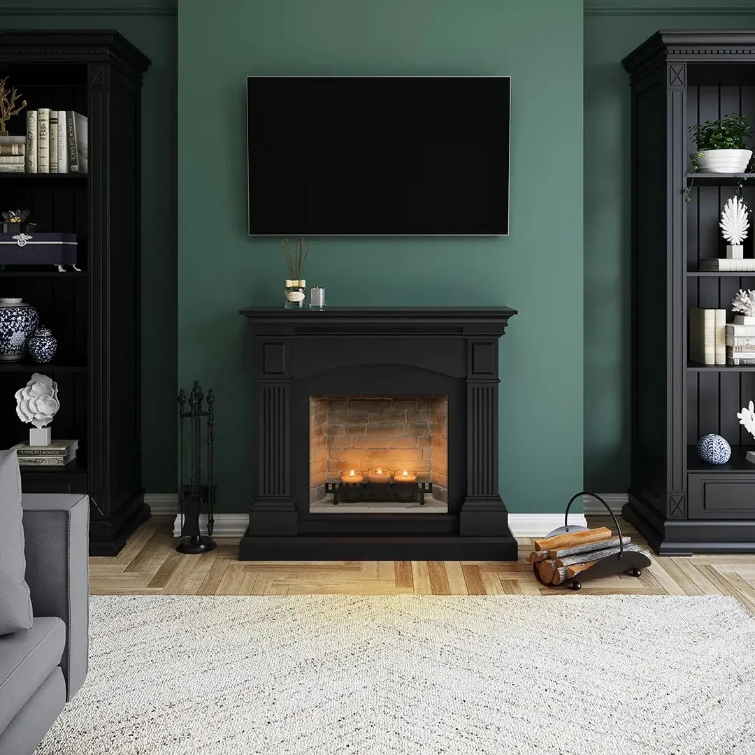 Semineu cu lumânări Tagu Magna ZenFlame (Deep Black) - 4