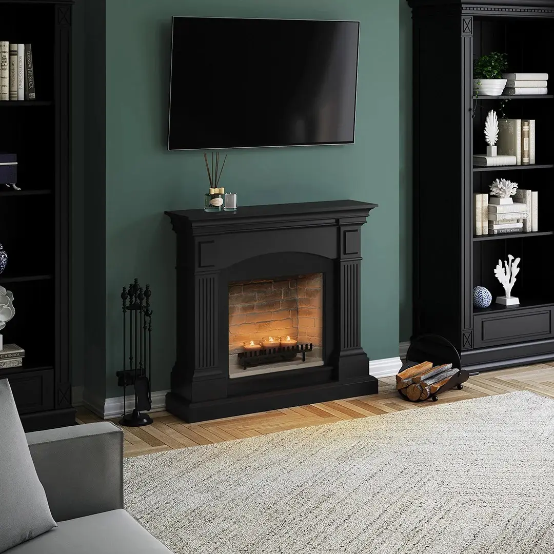 Semineu cu lumânări Tagu Magna ZenFlame (Deep Black) - 5