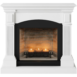 Semineu cu lumânări Tagu Magna ZenFlame (Pure White)