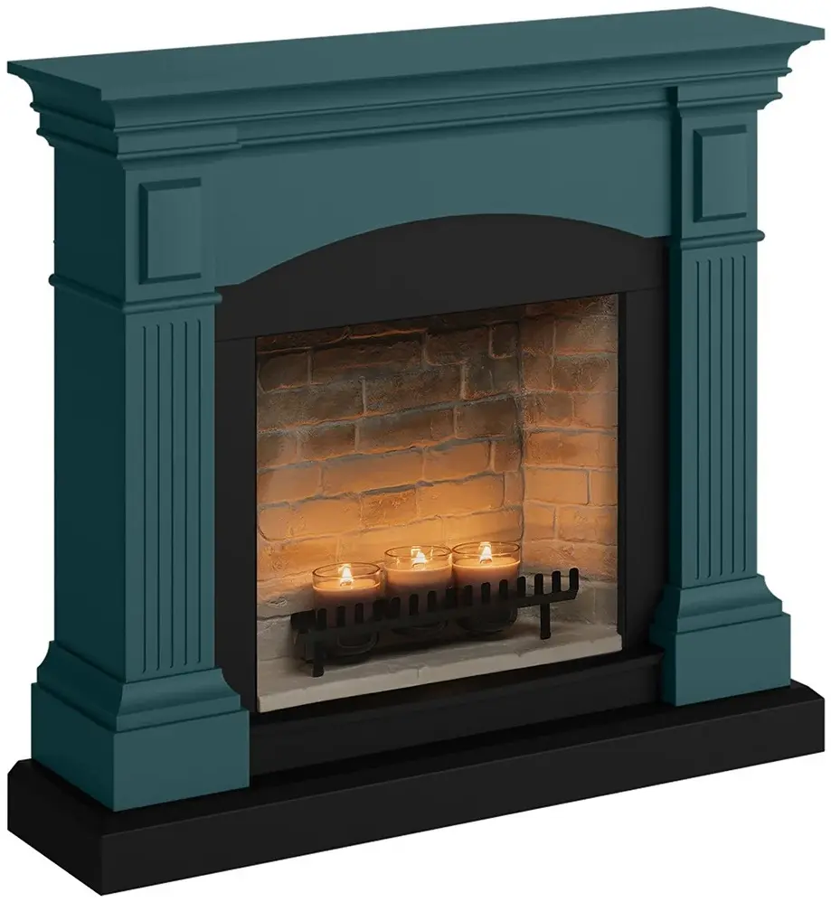 Камин со свечами Tagu Magna ZenFlame (Soft Turquoise) - 2