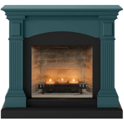 Semineu cu lumânări Tagu Magna ZenFlame (Soft Turquoise)