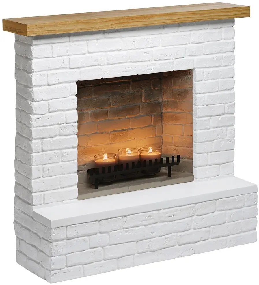 Semineu cu lumânări Tagu Rolf ZenFlame (Brick White) - 2
