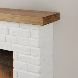 Semineu cu lumânări Tagu Rolf ZenFlame (Brick White) Thumb